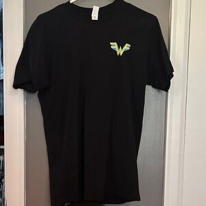 Tultex weezer Black Tee from Voyage to the Blue Planet tour